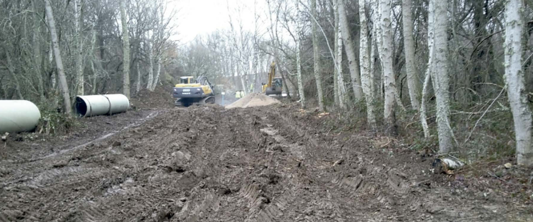 Conducción ramal «a» presa de Úzquiza toma de río